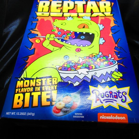 BRAND NEW Rugrats Reptar Cereal BOX 2016 FYE Exclusive Nickelodeon Nick Rare - Picture 1 of 9